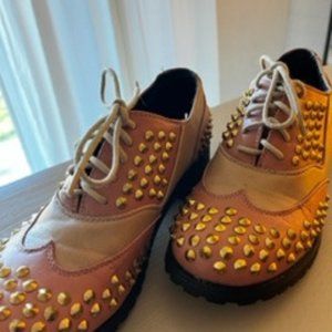 Shoe Republic LA Studded Laceup Shoes